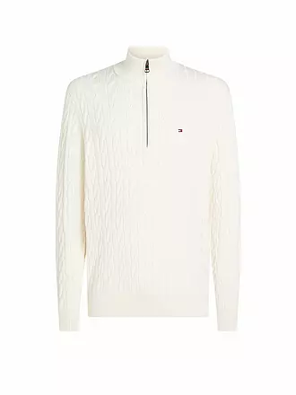 TOMMY HILFIGER | Pull Troyer | creme